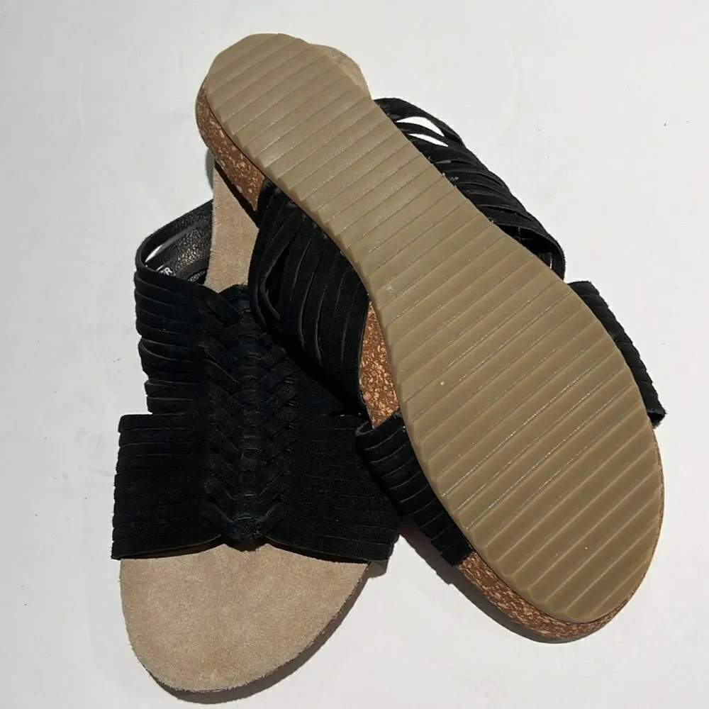 Matisse leather‎ black sandal “Cole” Size 8.  B57